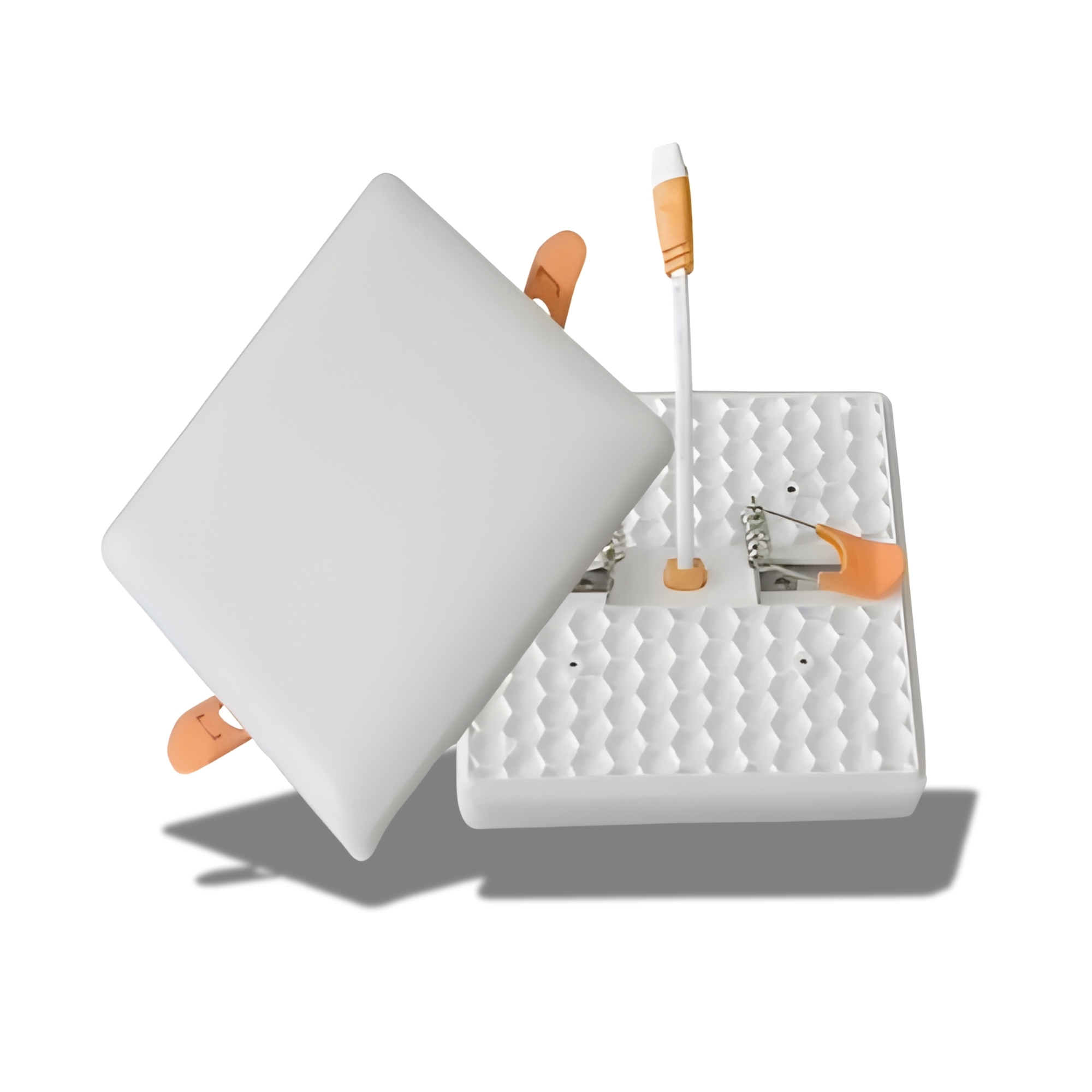 خرید پنل توکار مربع فریم لس 24 وات DOB